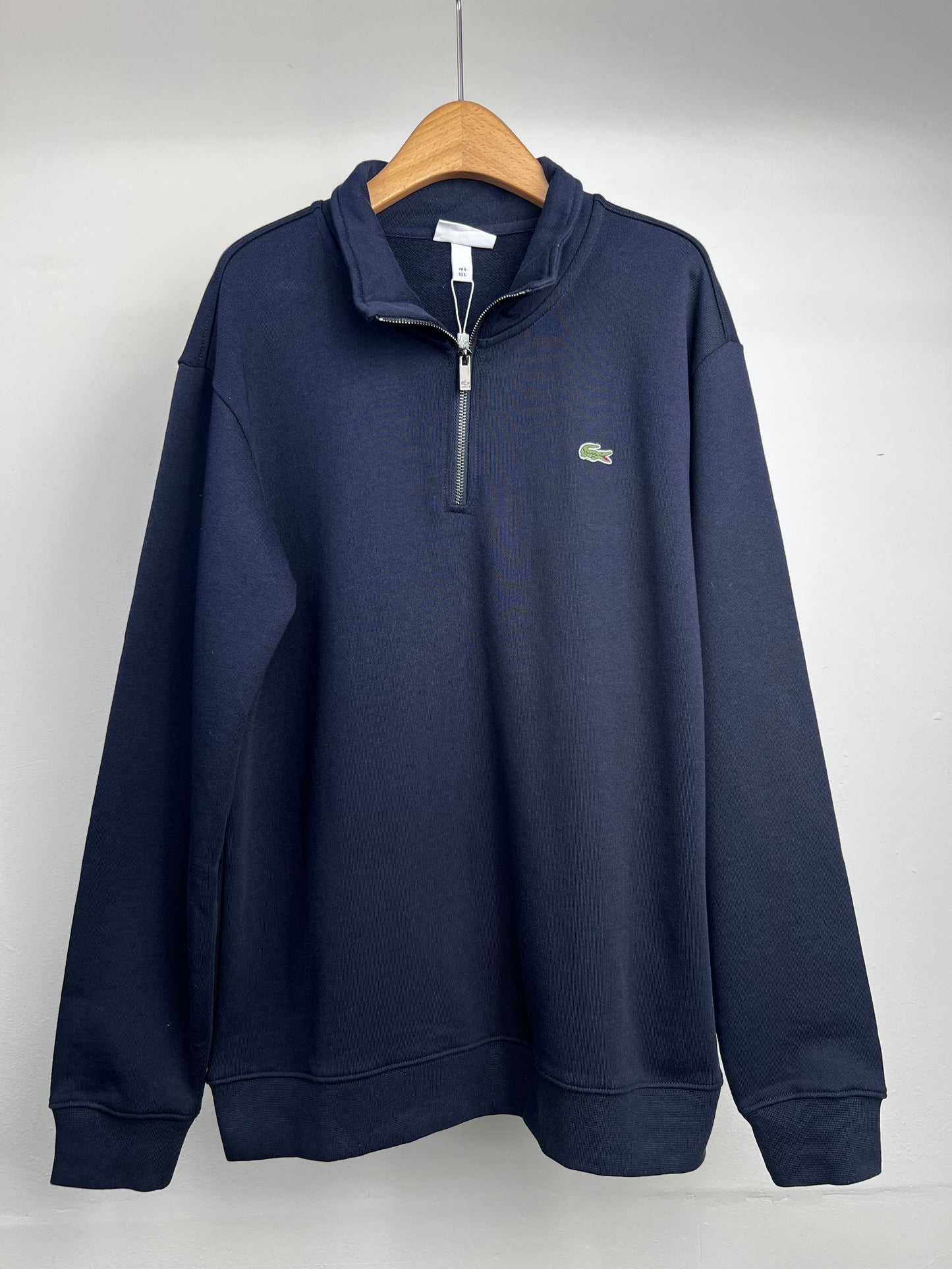 Zip-Up High Neck Fleece Sweatshirt