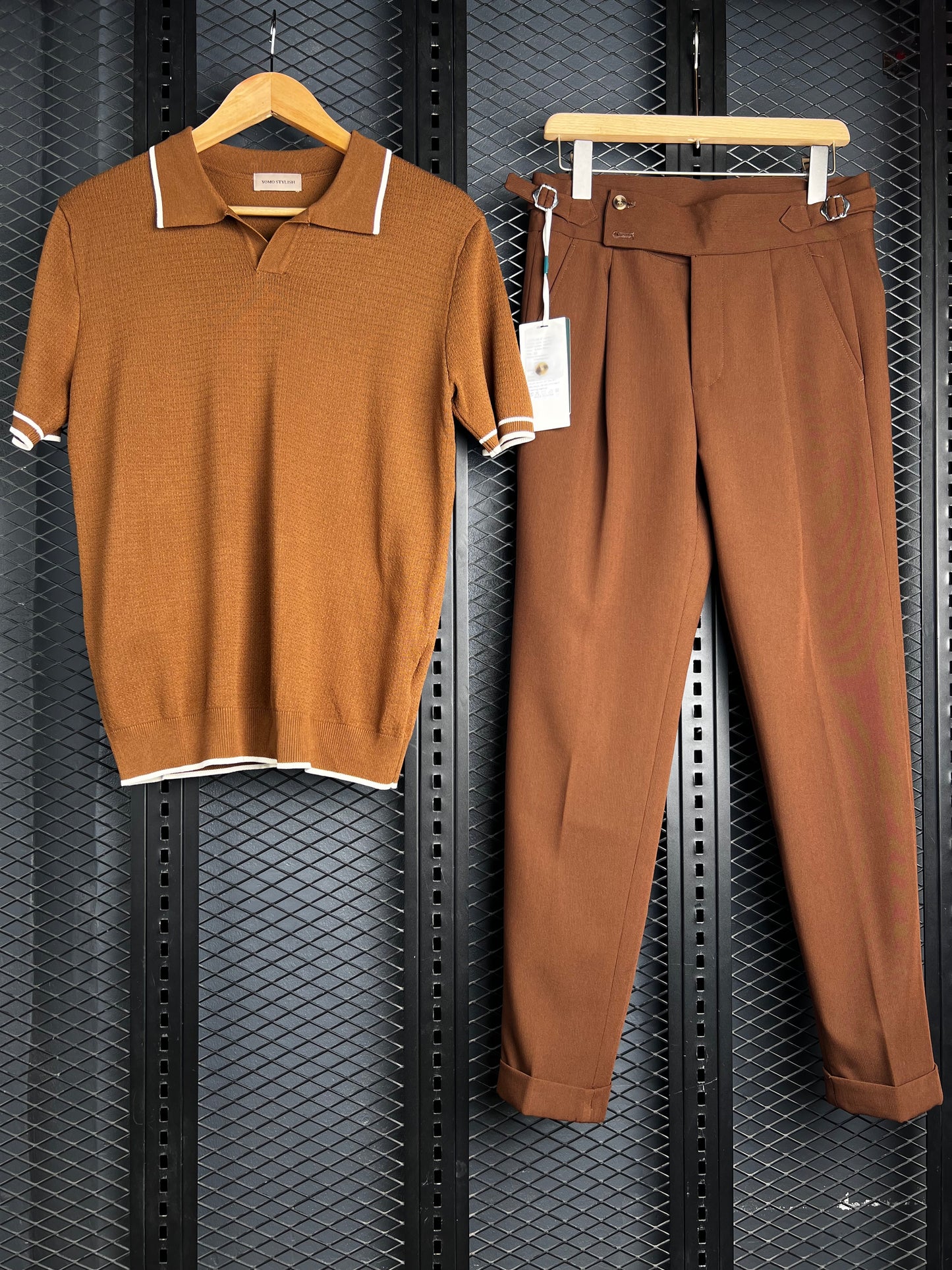 Luxury Knit Polos + Atelier Trousers Combo