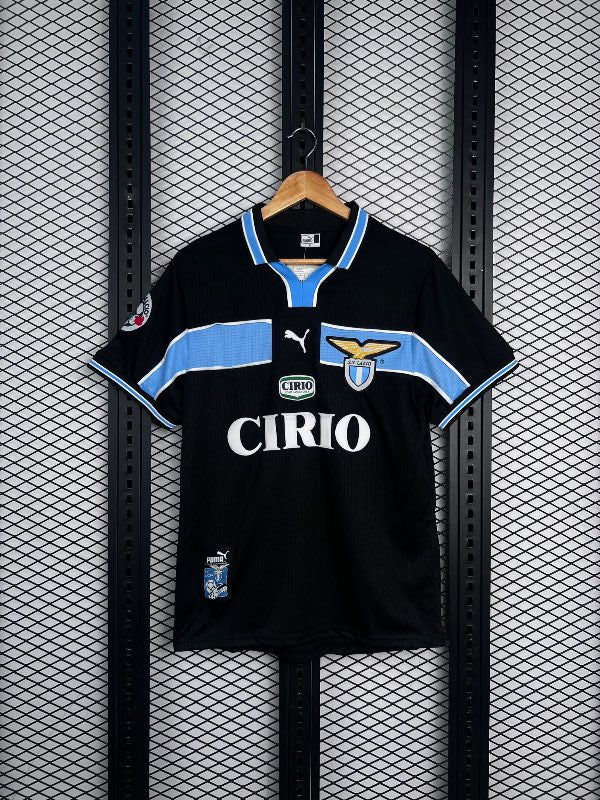 Lazio Away Jersey Black Blue
