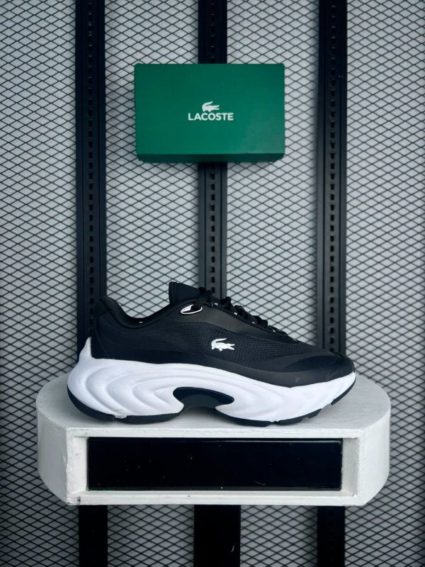 Spinor sneaker black end white