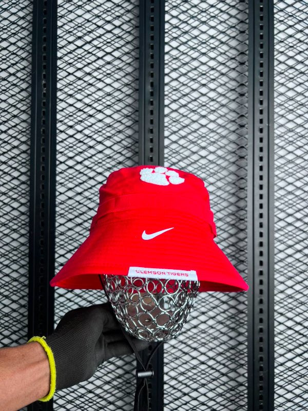 X Clemson tigers bucket hat red