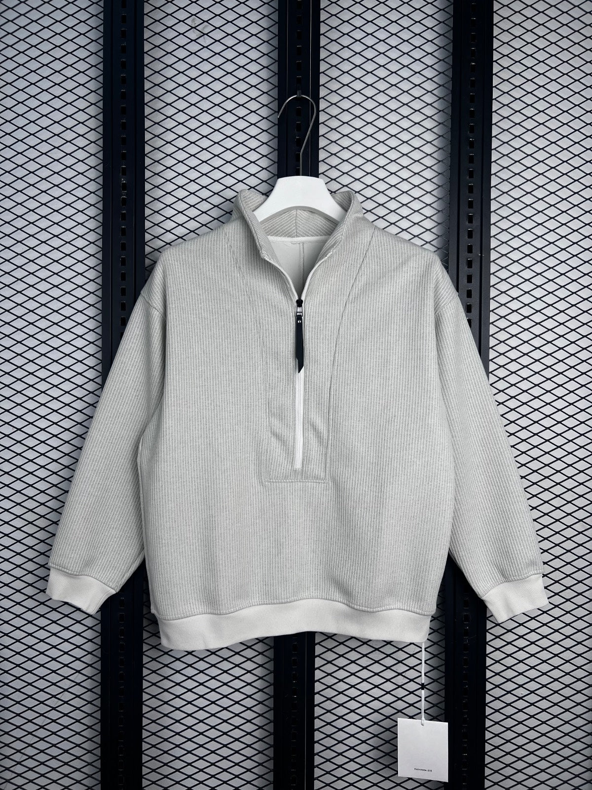 Sweater hoodie Grey plane E8665#1