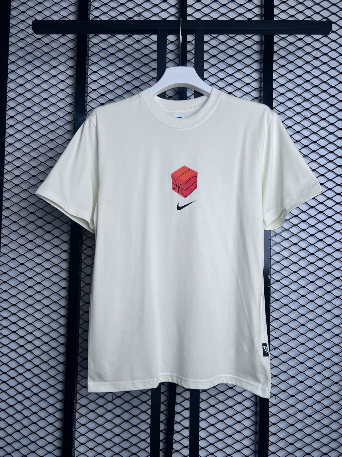 T shirt cream white w683