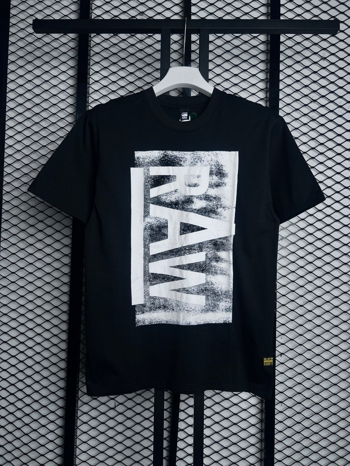 Raw t shirt black w666