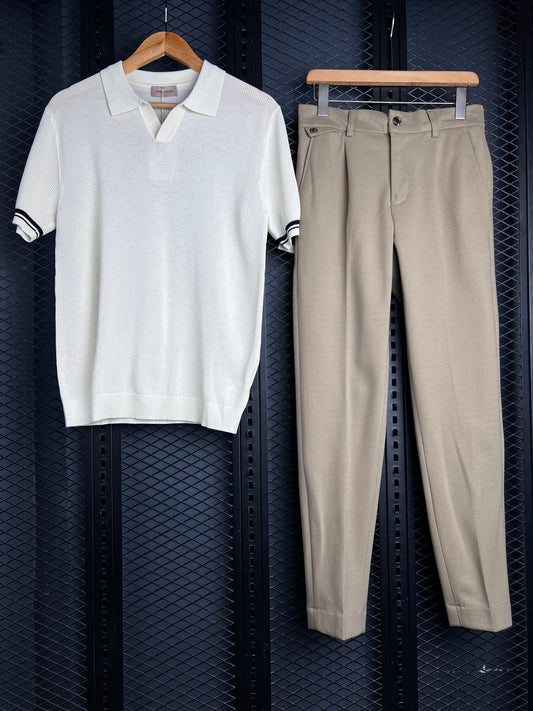 Luxury Knit Polos + Atelier Trousers Combo