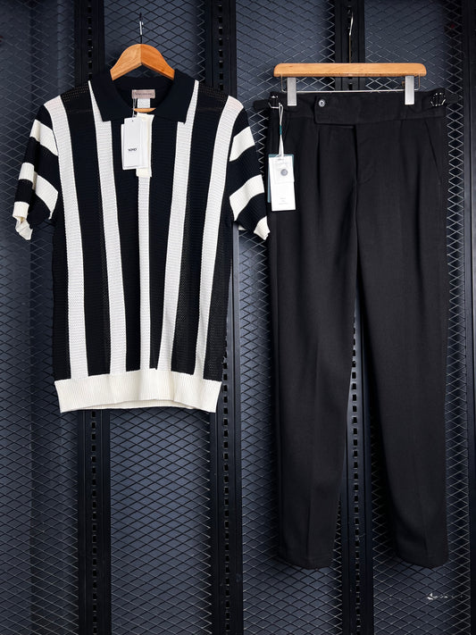 Luxury Knit Polos + Atelier Trousers Combo