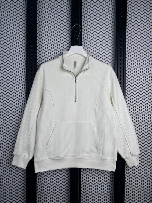 Men’s quarter zip knit shirt