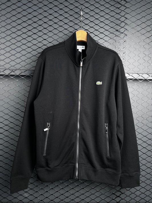 Zip-Up High Neck Fleece Sweatshirt