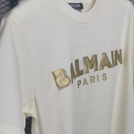 T shirt  cream white w196#