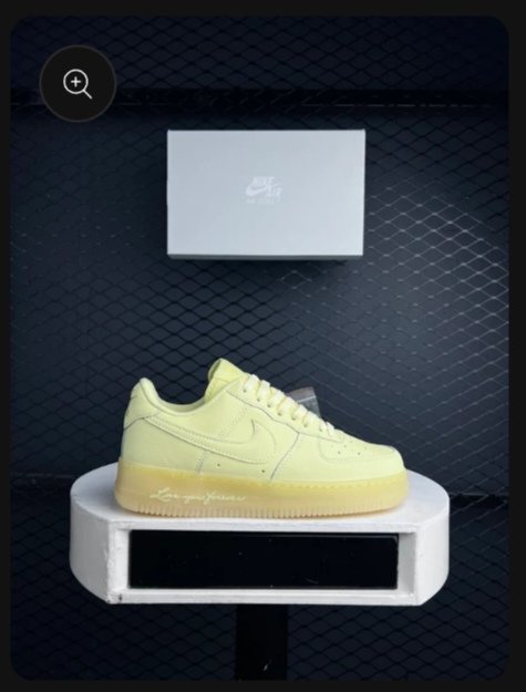 Low-top sneaker Yellow