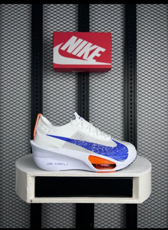 Sneaker White Blue Orange