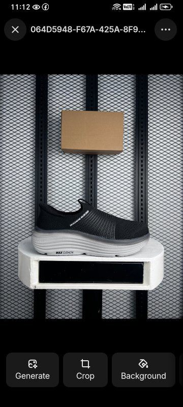 Sneaker Cushion Black White