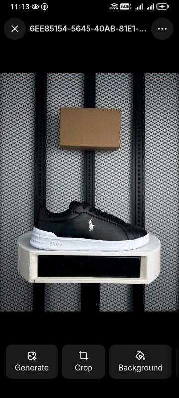 Sneaker Heritage Court II Black White
