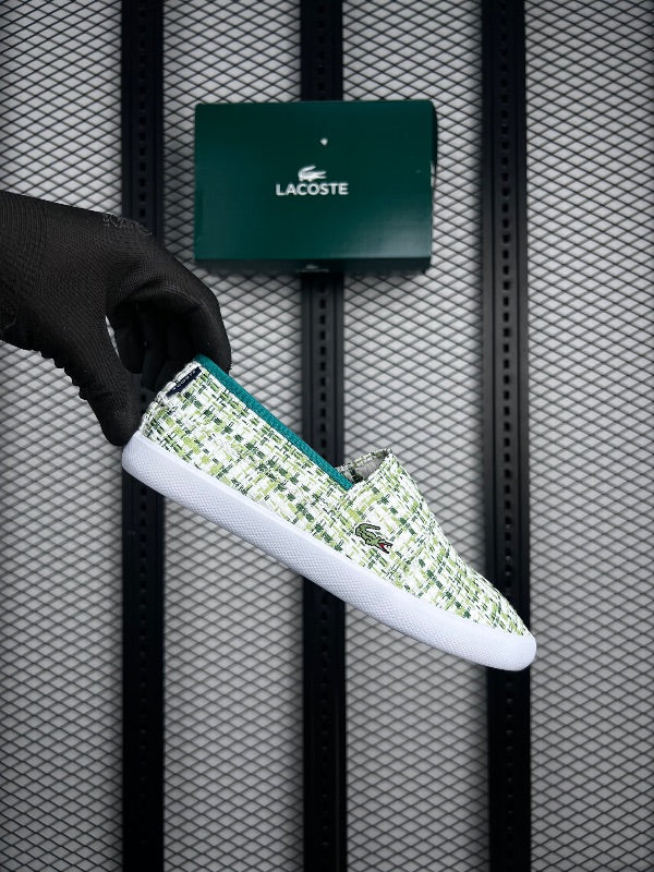 Sneaker Slip On Green Tweed