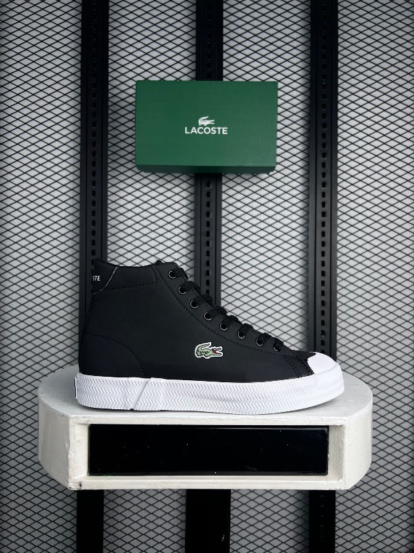 Mid-top sneaker Black White