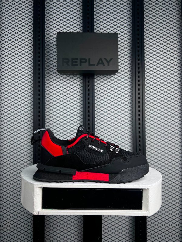 Sneaker Field Speed Black Red