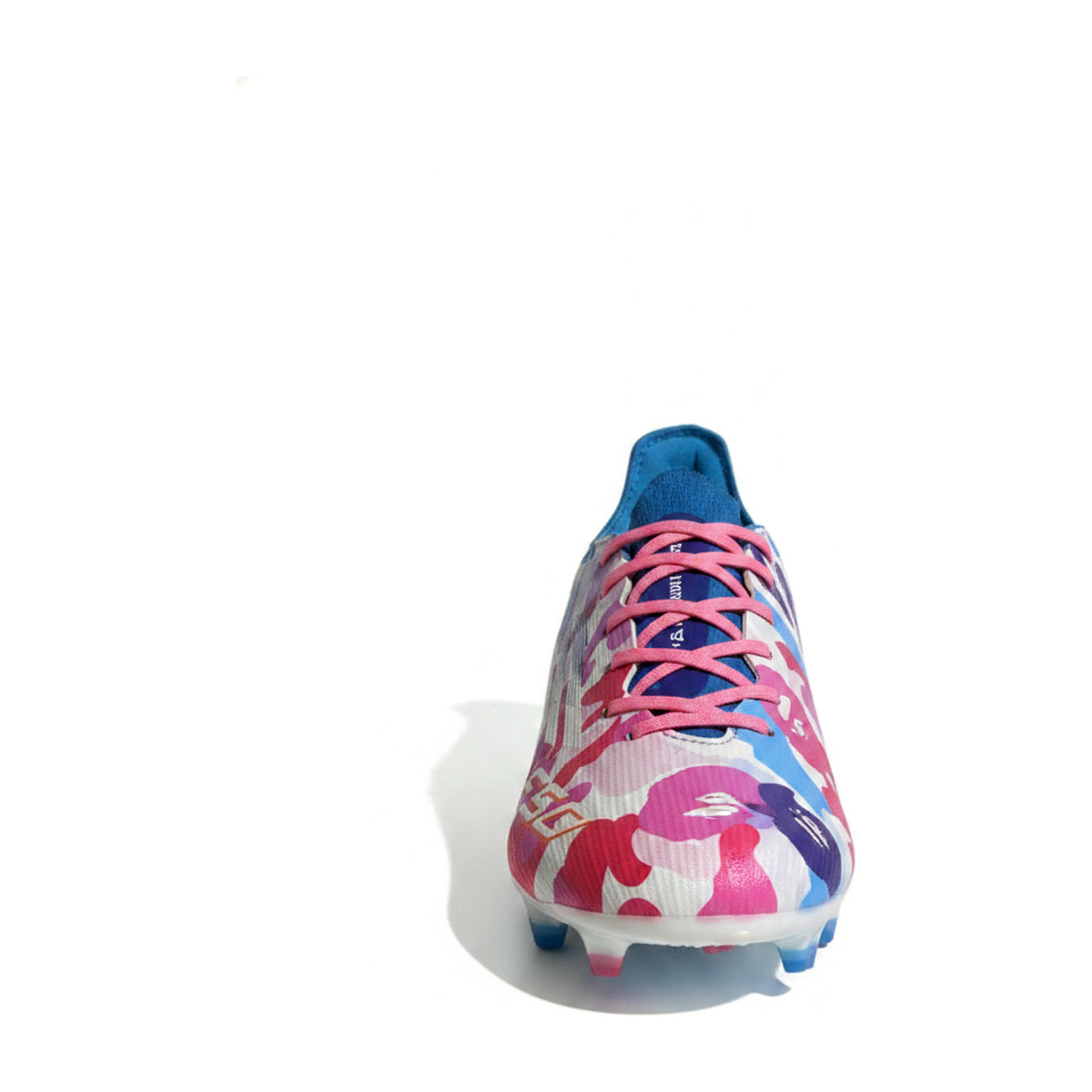 Moulded-stud football boot in gradient camouflage