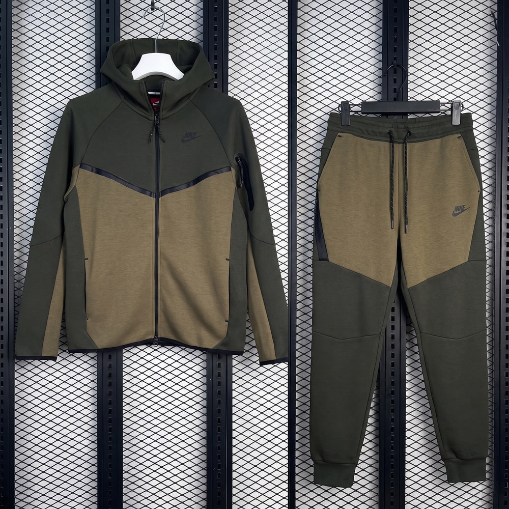 Tracksuit Black Olive Khaki