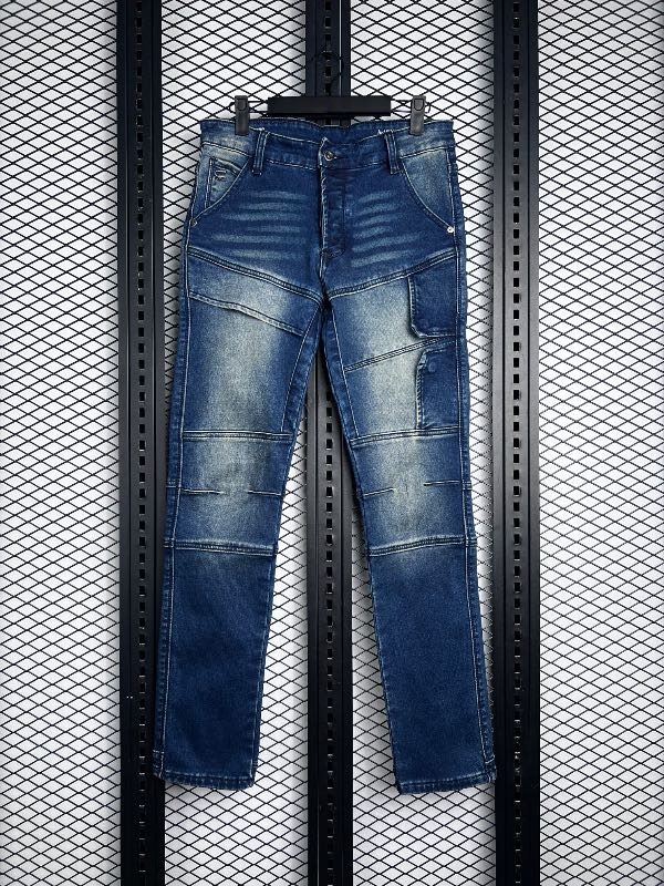 Raw Dark Blue Denim Jeans