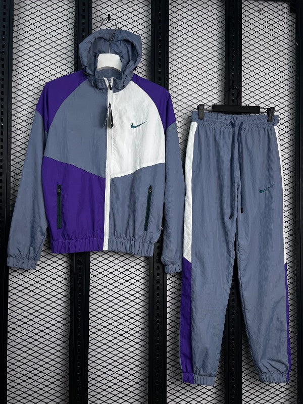 Jacket White Purple