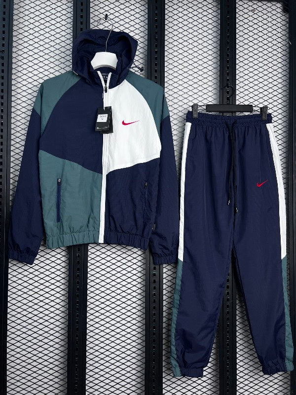 Jacket Navy White Teal