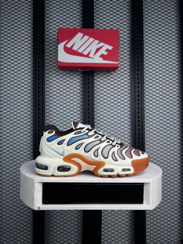 Sneaker Plus Cream Brown Blue