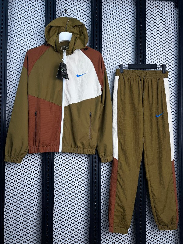 Jacket Brown Gold White