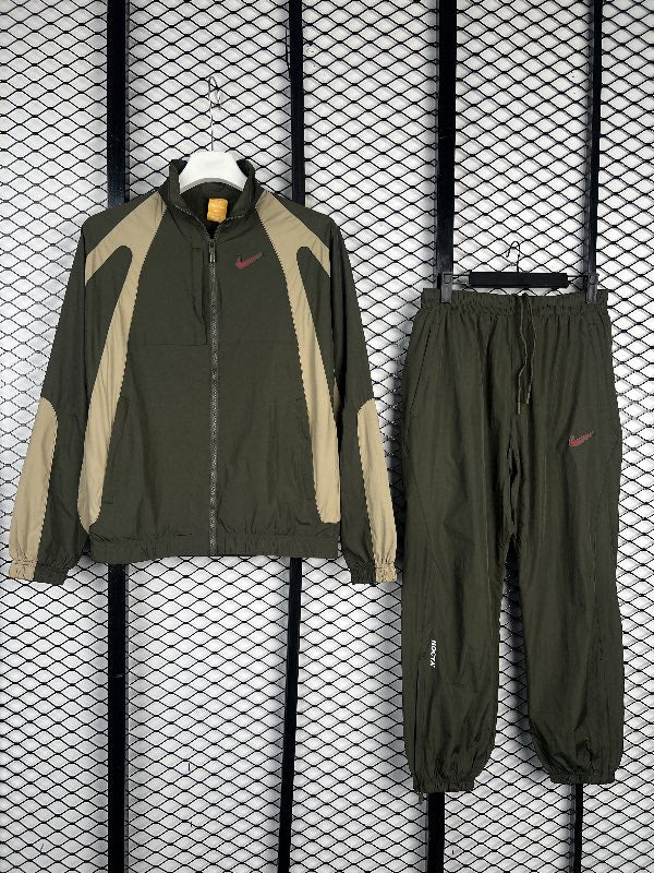 X Drake Northstar Nylon Tracksuit green