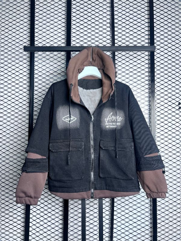 Hoodie jacket black