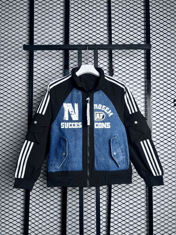 Denim  jacket  black end nevy