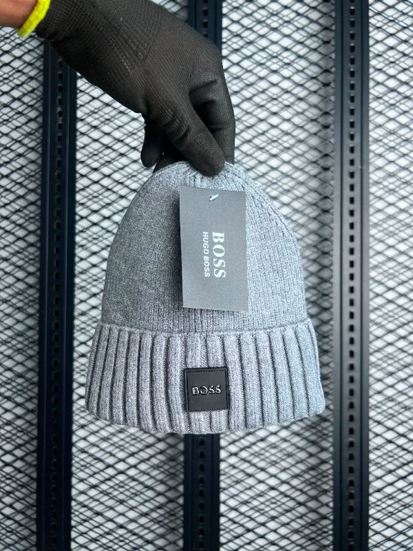 Wide-rib turn-up beanie