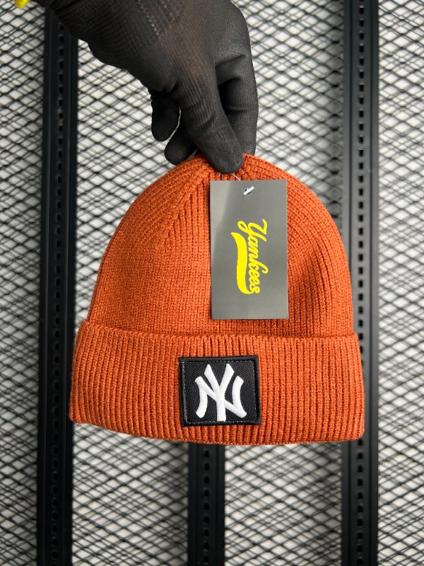 NY beanie mustard #01