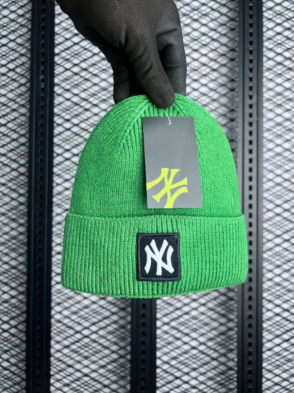 NY beanie light green #01