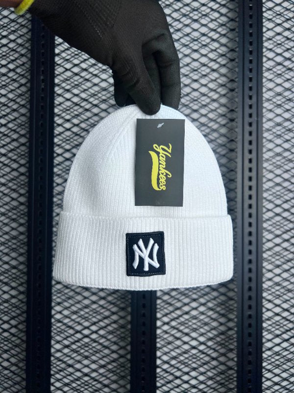 NY beanie white #01