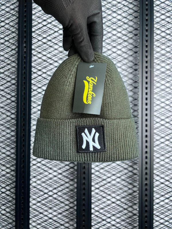 NY beanie green #01