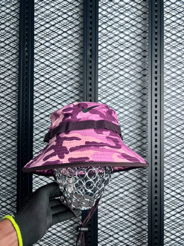 Bucket hat pink camo
