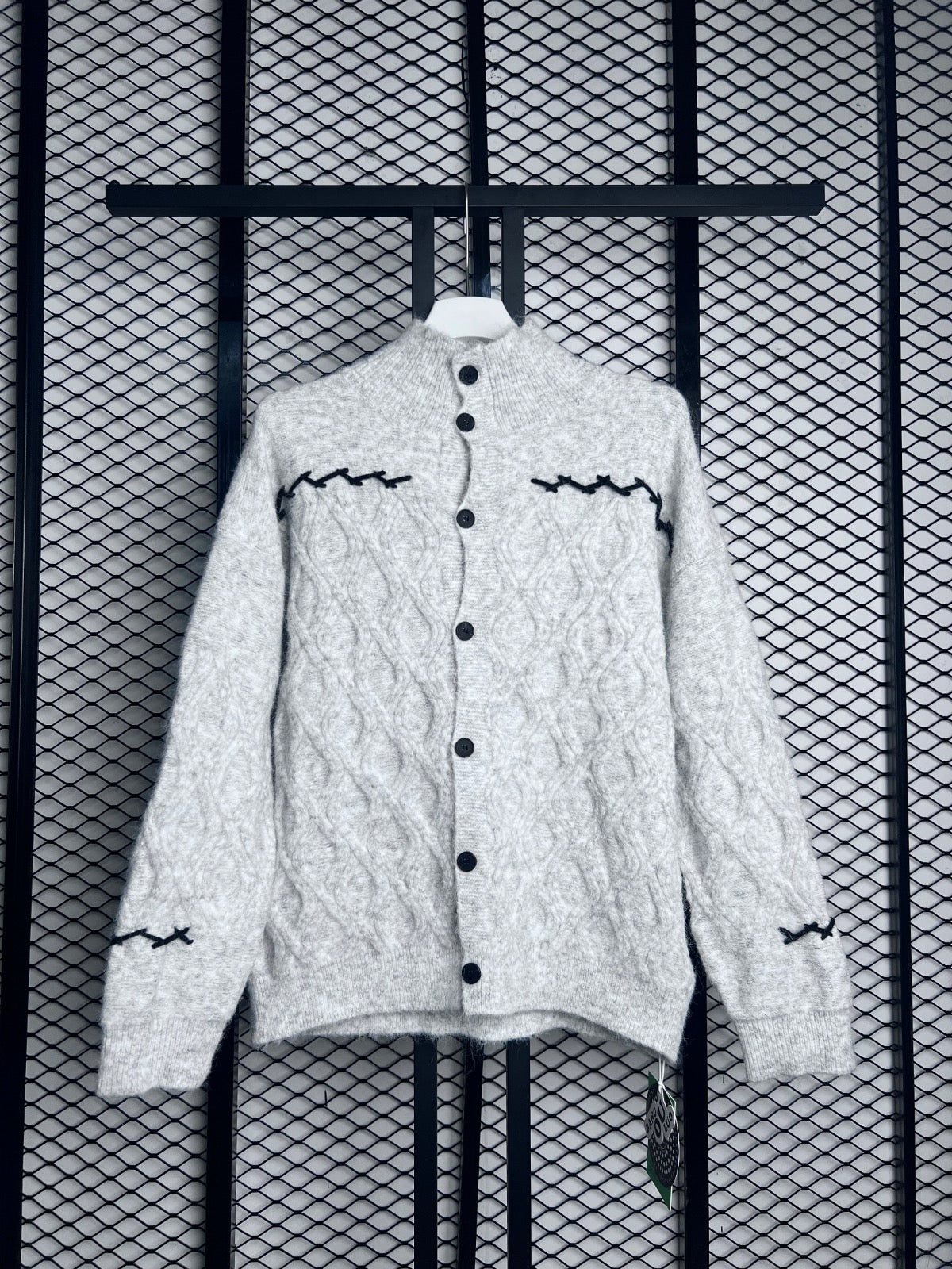 Sweater hoodie Grey end black A017#1
