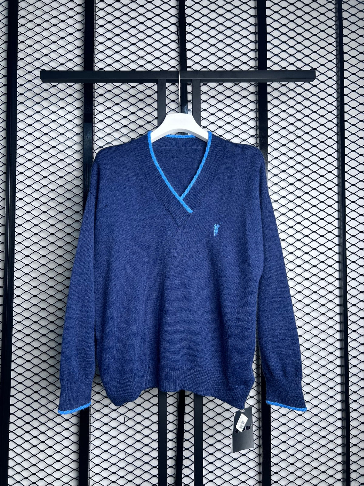 Sweater hoodie navy plan6585#1