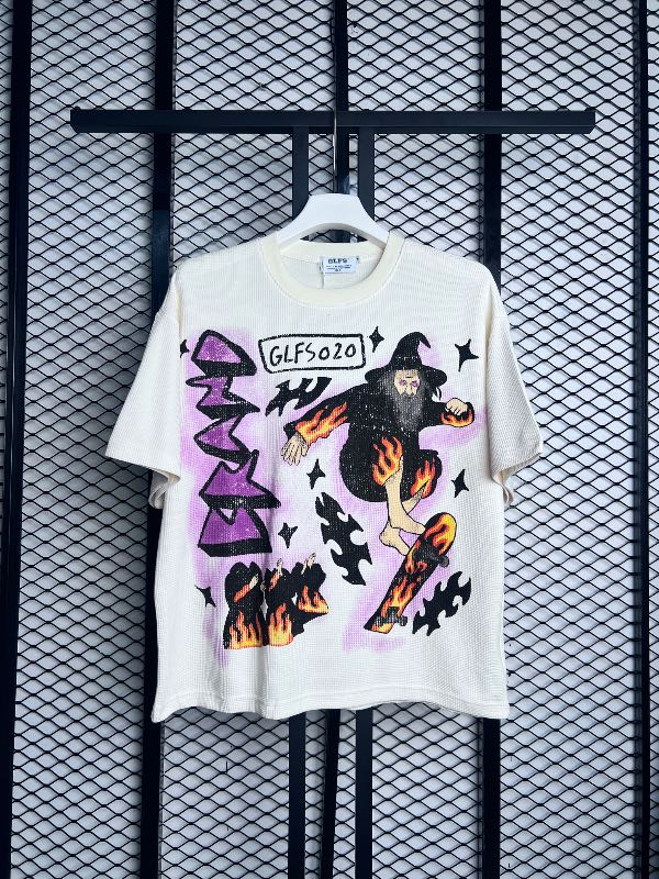 T-shirt cream white GLFS T1014