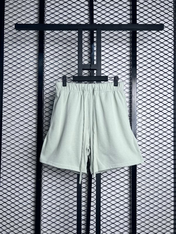 Matte jersey lounge shorts with elongated drawstrings