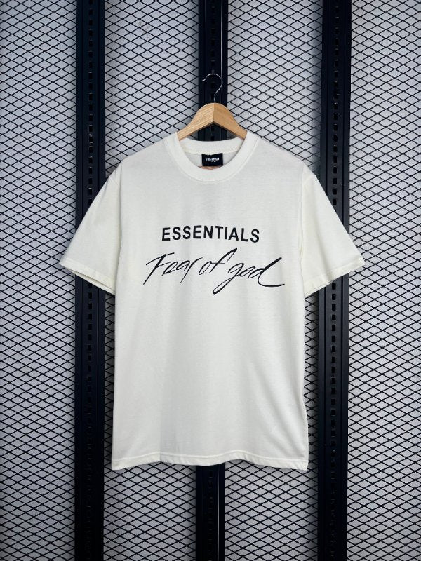 T shirt cream white W354