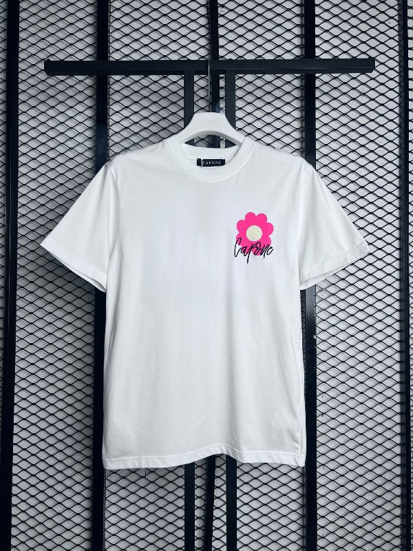 T-shirt white capone w696#