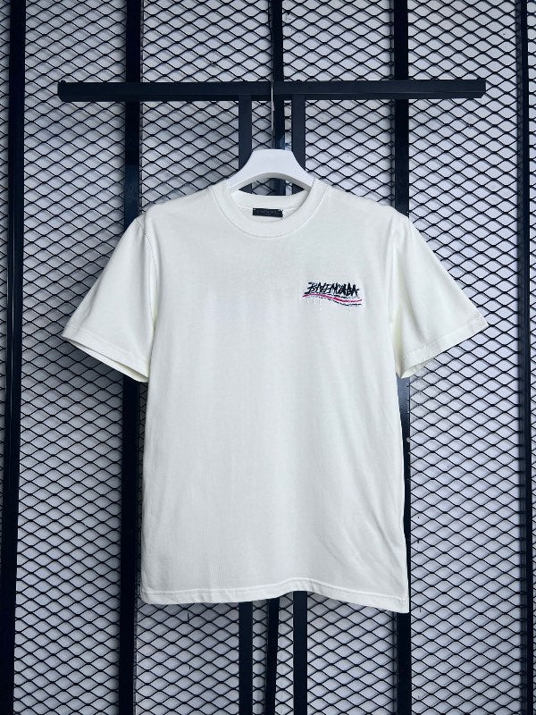 T shirt cream white PARIS W724