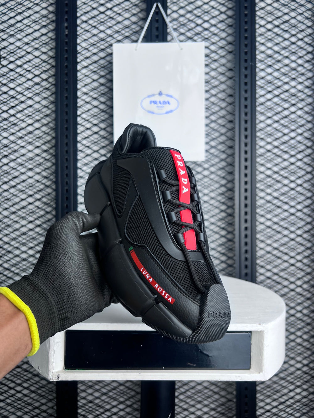PLADA 3D BLACK LUNA ROSSA