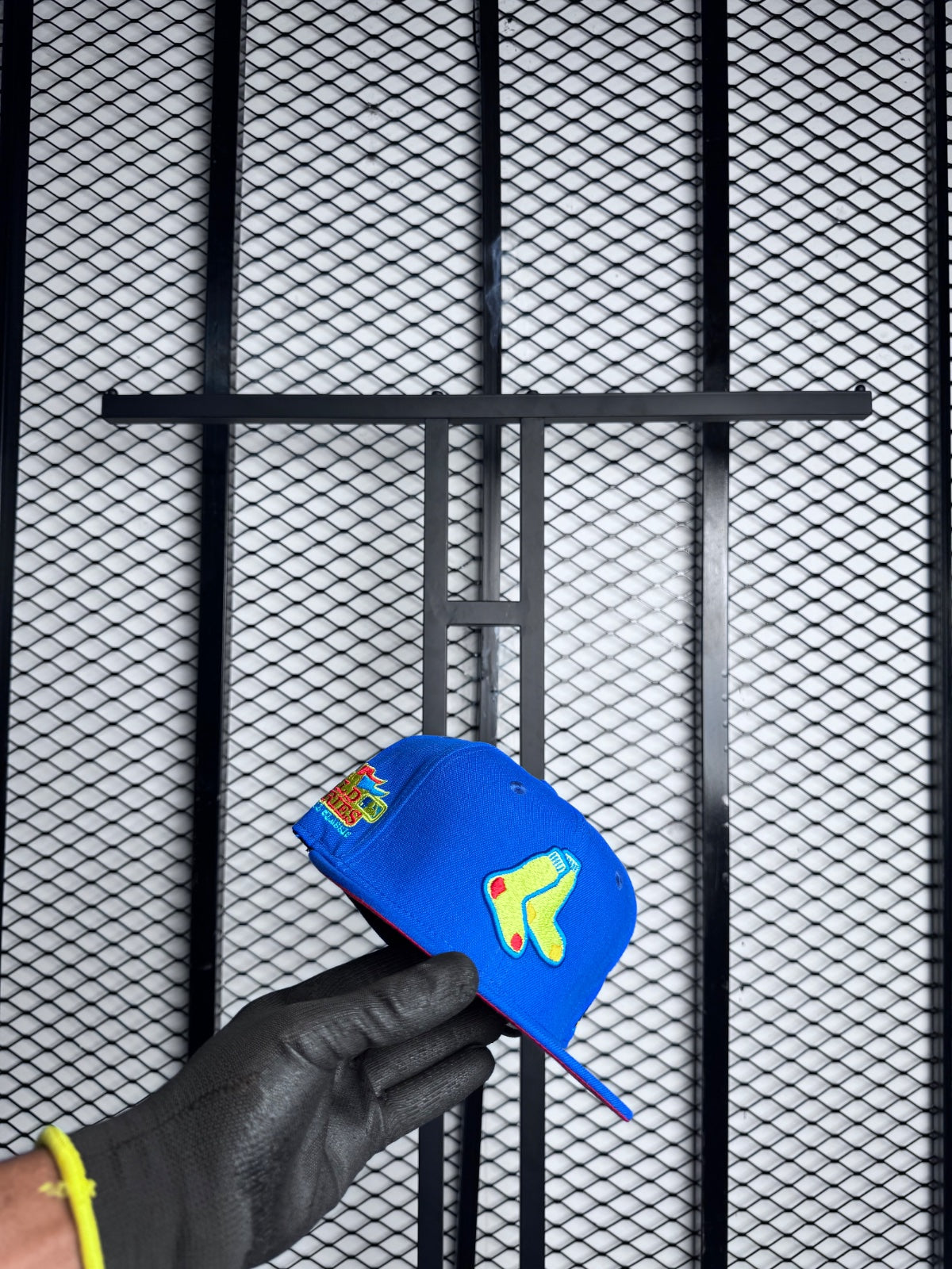 Cap blue & yellow