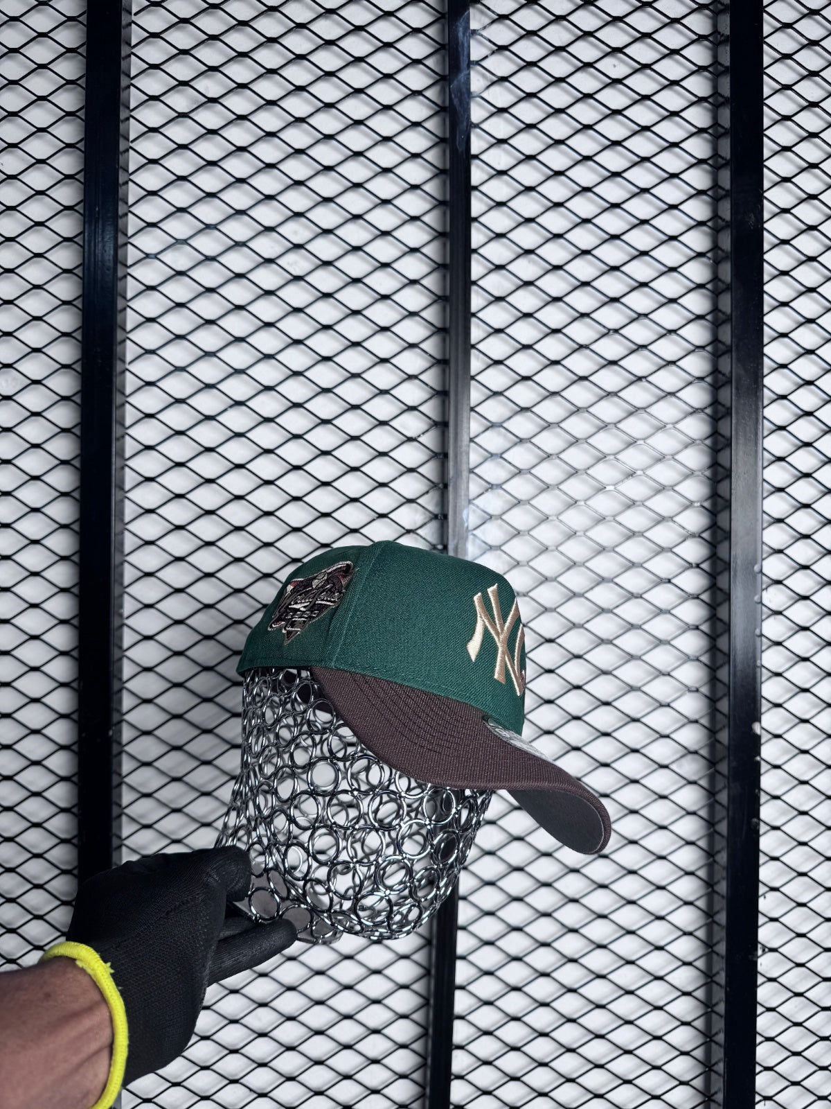 NY cap Green  & brown