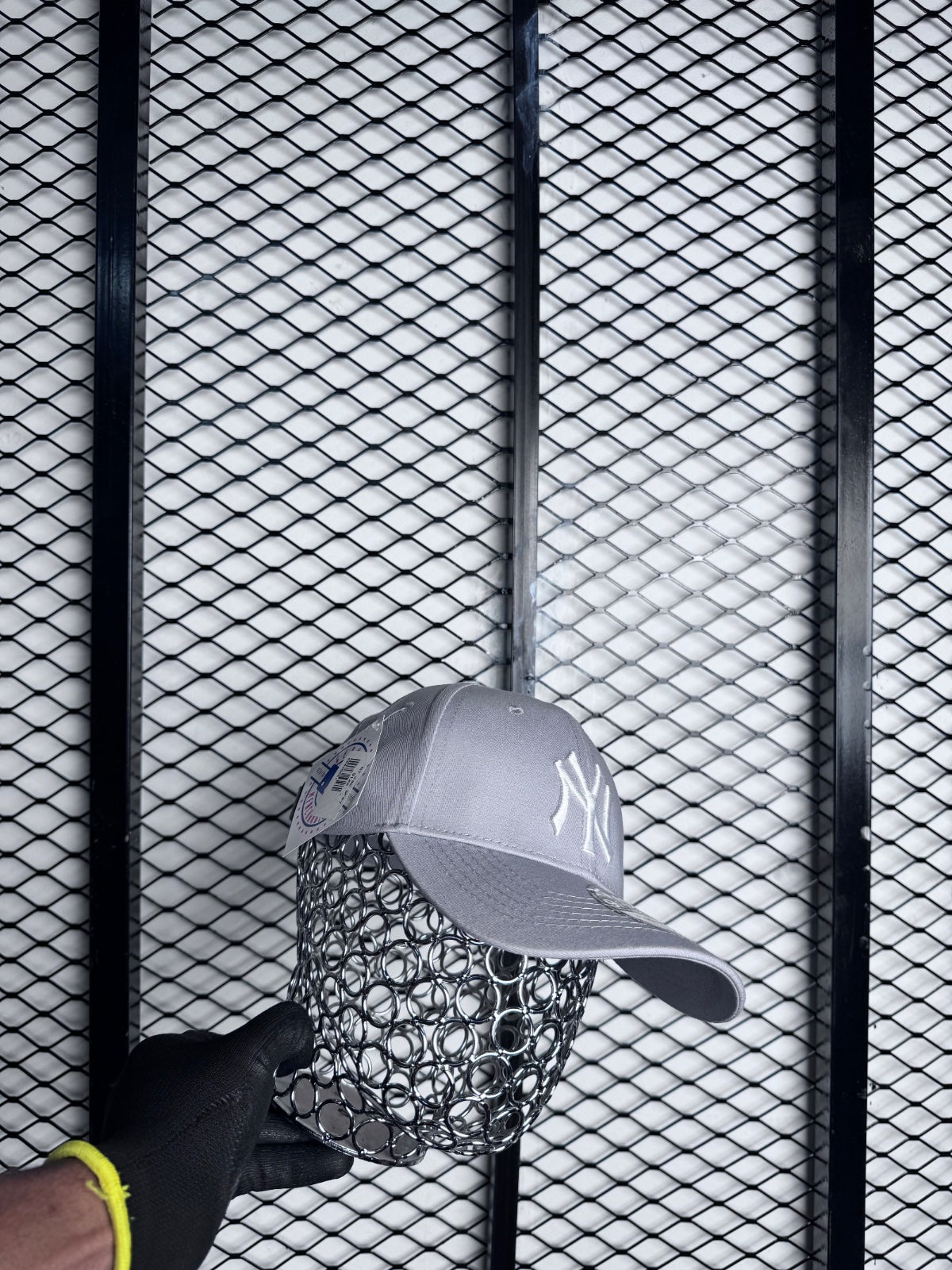 NY cap grey