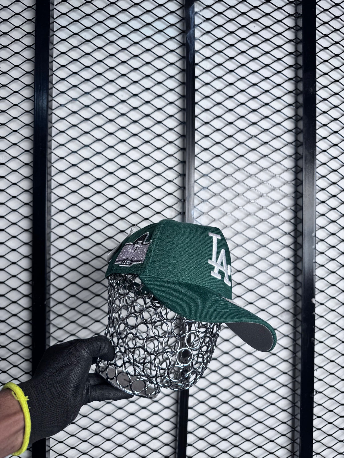 LA cap green
