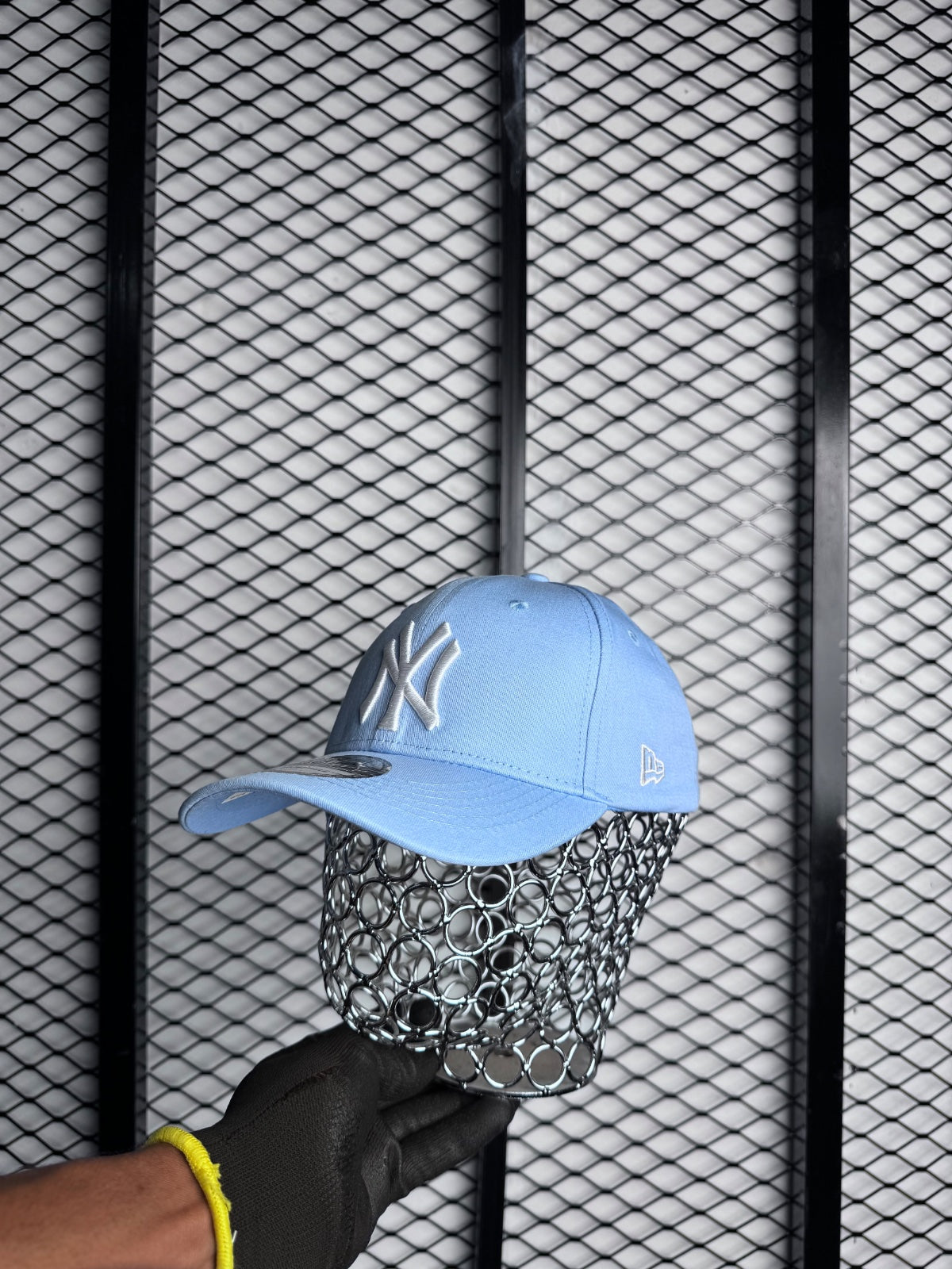 NY cap light blue