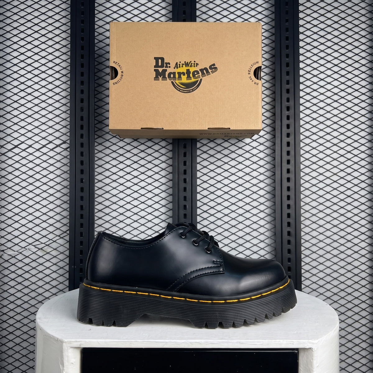 Sneaker qude platform black